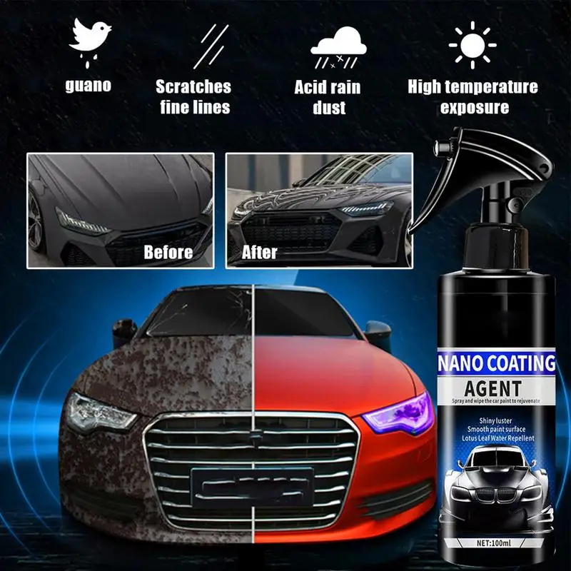 100ml Auto Scratch Repair Agent Car Scratch Remover Spray For Boat SUV Truck Motorcycle Cleaning Supplies Auto coating spray