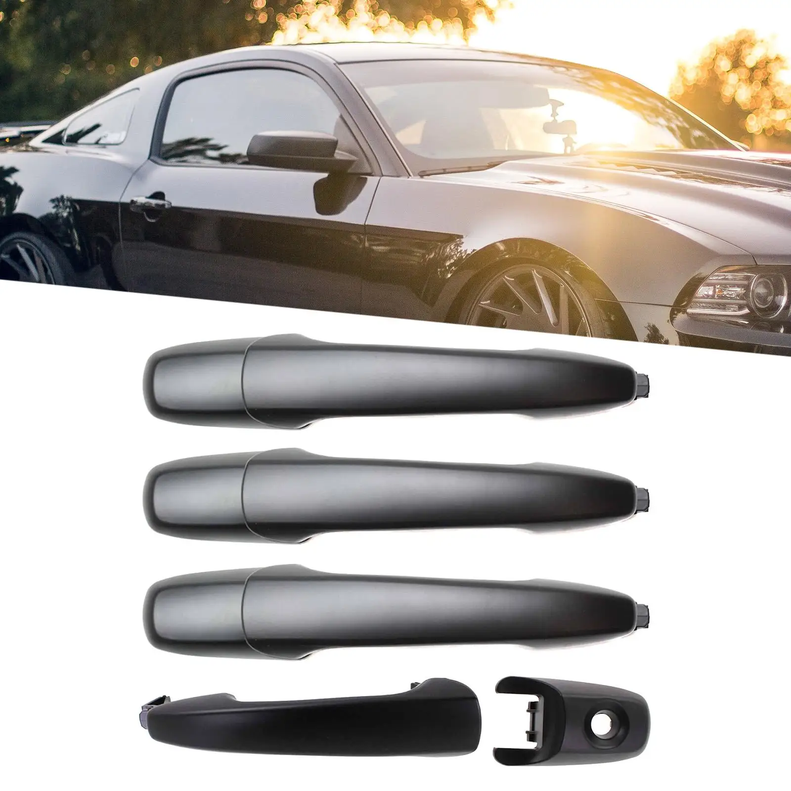 

Комплект из 4-х внешних дверных ручек для автомобиля, запчасти AE5Z-5422404, передние и задние, для гибридных моделей