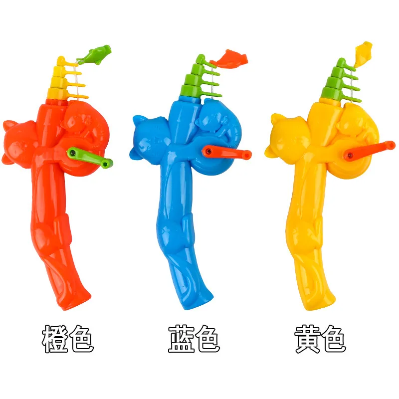 어린이용 낚시 게임 자석 막대 장난감, 플라스틱 개폐식 막대, 42cm, 1 개