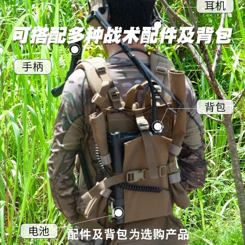 PMR-171 Portable full-frequency full-mode 10W SDR backpack outdoor off-road small shortwave radio view 4