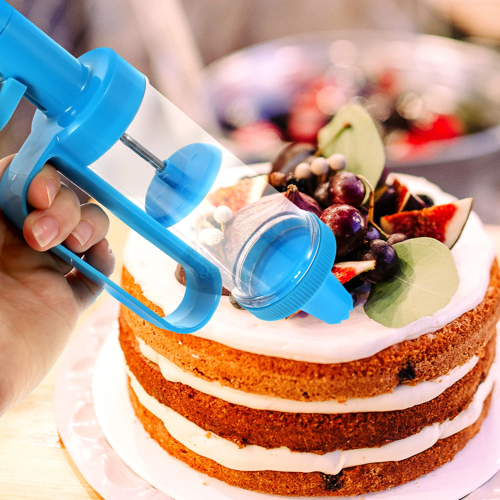 1 مجموعة 1 مجموعة كعكة الأنابيب عدة أداة الخبز ل كب كيك ملء حاقن كوكي تزيين العرض كريم الأنابيب صانع المطبخ الخبز #5