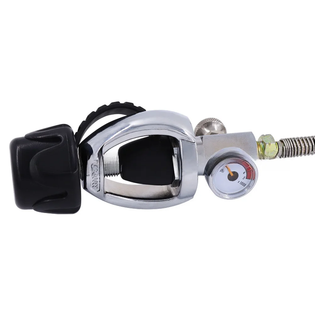 Diving Converter Hose with G5/8 Male Thread and 8 mm Female Quick Connect for Oxygen Cylinder Pressure Monitoring Setup