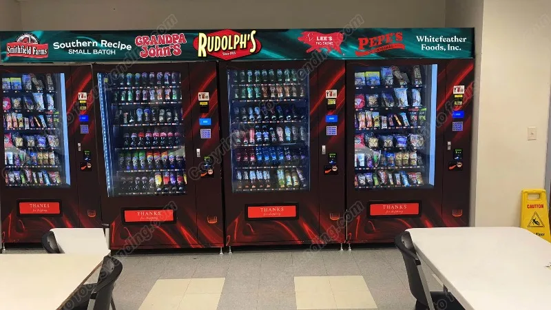 Advanced Customized Commercial Convenience Vending Machine Featuring Remote Inventory Management and Reliable Dispensing