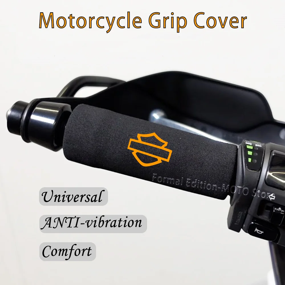 

Motorcycle Grip Cover Shockproof Non-Slip Handlebar Grip Sponge Cover for Pan America 1250 Special 1250S/Sportster S1250 RH1250S