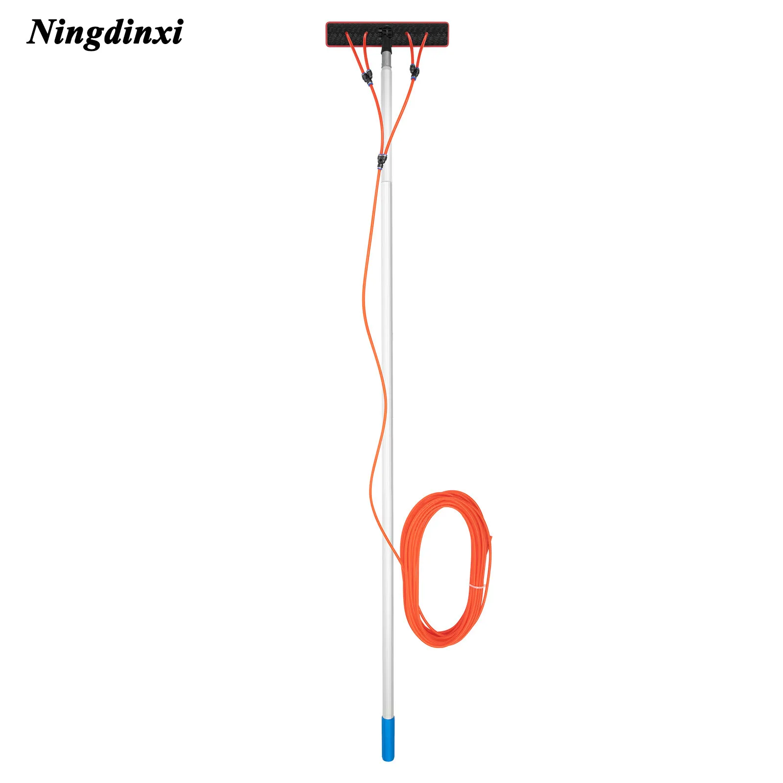 

Water Fed Pole Kit Water Fed Brush 26FT for Window Solar Panel Cleaning Washing