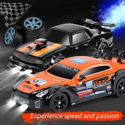 2.4G 1:16 i 1:14 Rc Cars 4WD RC Drift Car Lighting Spray Sound Remote Control RC Racing Car Zabawki dla chłopców Prezent urodzinowy