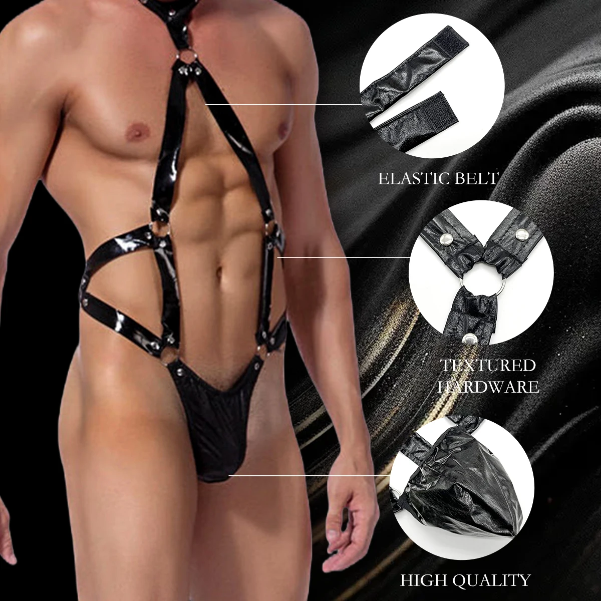 Mannen Exotische G-Strings Heren Jockstrap Ondergoed Bodysuit Bretels Jumpsuits Bdsm Gay Body Bondage Sexy Lingerie Harnas Mannen Fe