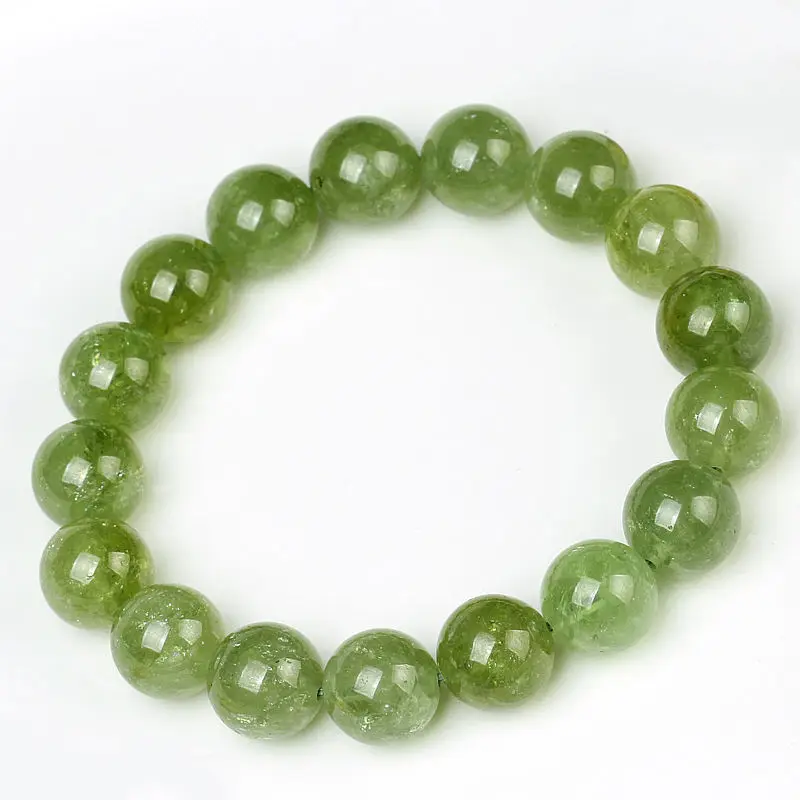 

Natural Green Garnet Bracelet Female Emerald Crystal Bracelet