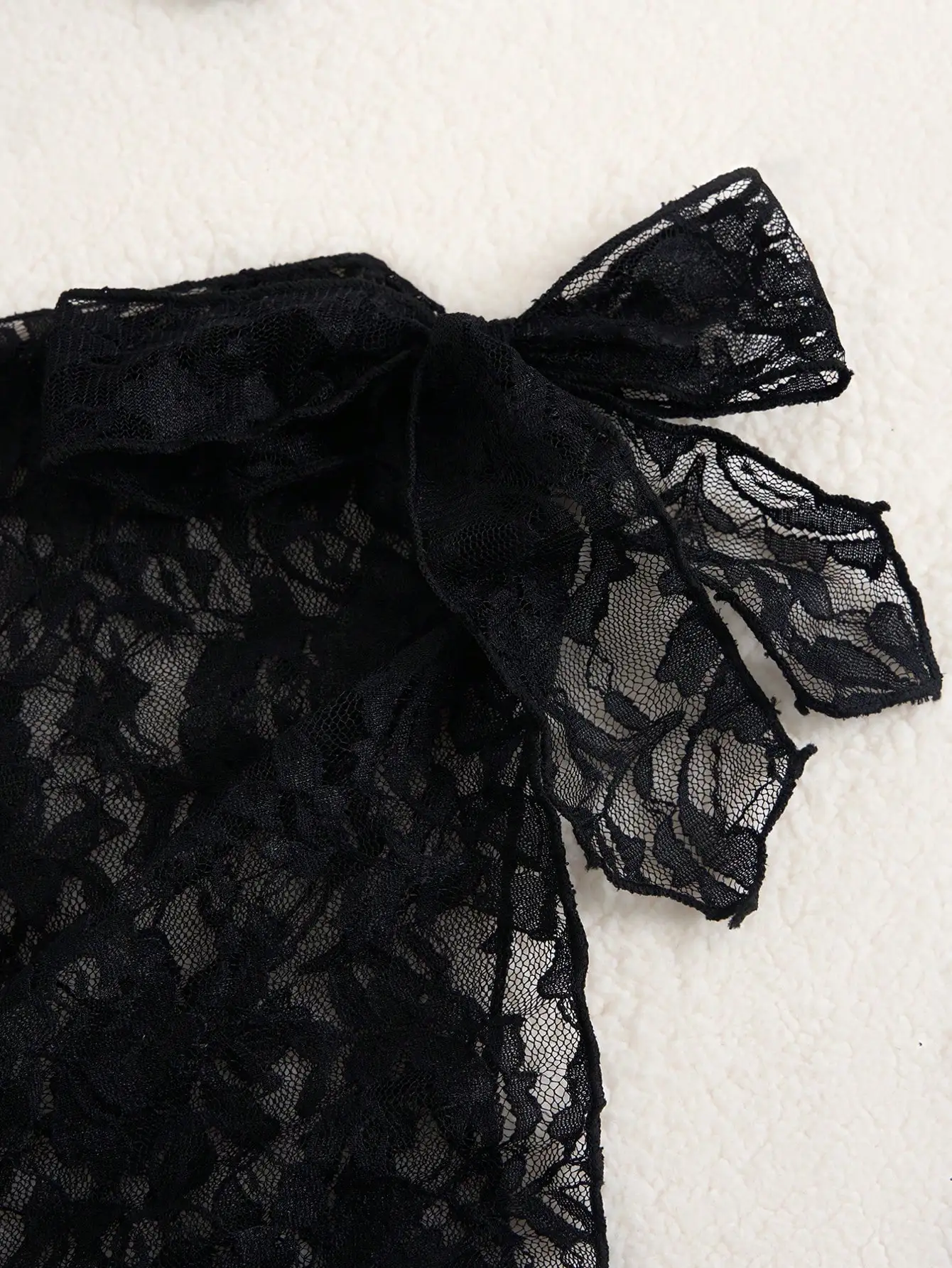 

Черный кружевной пляжный комплект из 3 предметов: сексуальный топ-бикини, саронг и юбка для лета