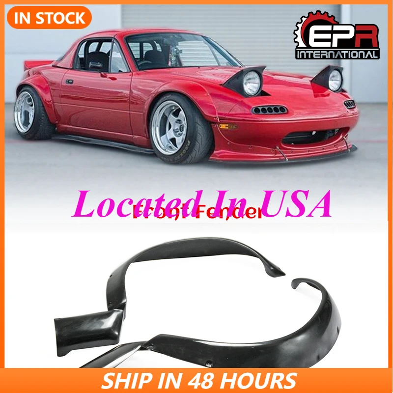 

MX5 NA 1989-1997 Miata Roadster Carbon Fiber ROB Style Wide-body Front Fender (2pcs) Accessories Body Kit