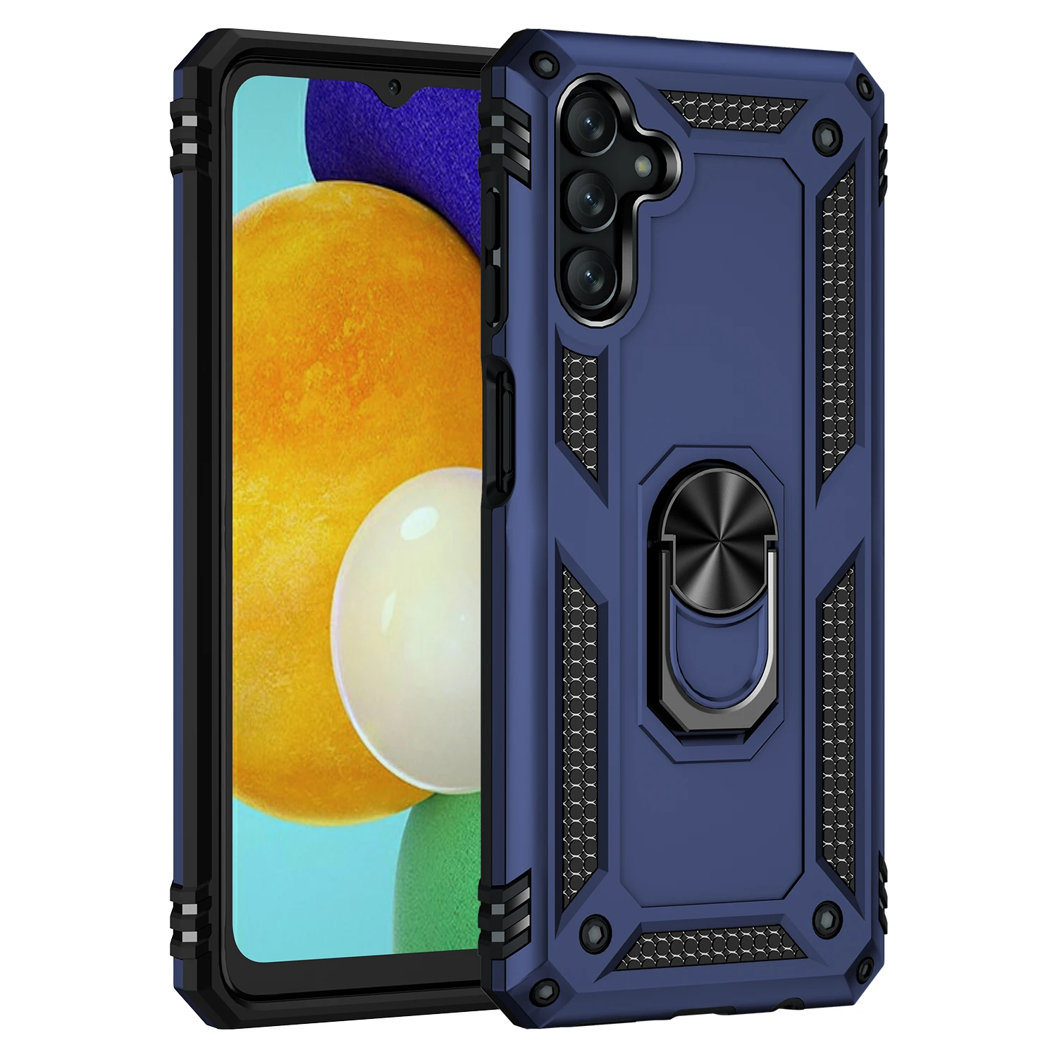 Shockproof Stand Holder Case for Samsung Galaxy A13 5G 4G A 13 SM-A136U SM-A136U1 SM-A136W Anti-Shock Fitted Cover Coque