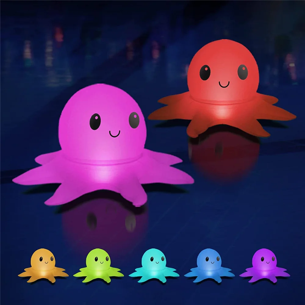 Pool Lighting Decoration Solar Floating Pool Lights, IP68 Waterproof Inflatable Floating Light Color for Beach Pond Party