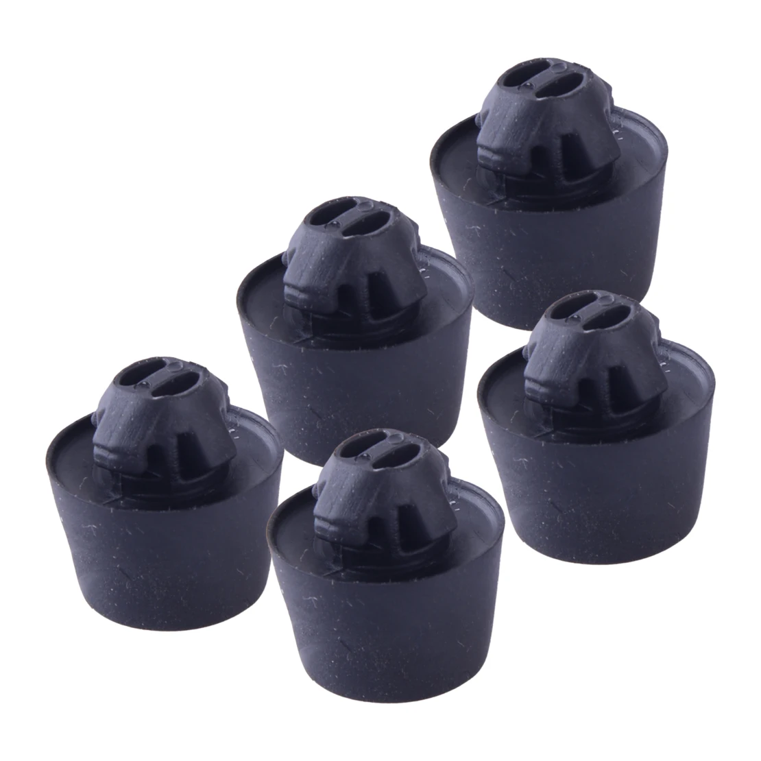 5Pcs Black Car Door Shock Damper Buffer Washer Stop Pad Rubber Plug Fit for Toyota 9054109069