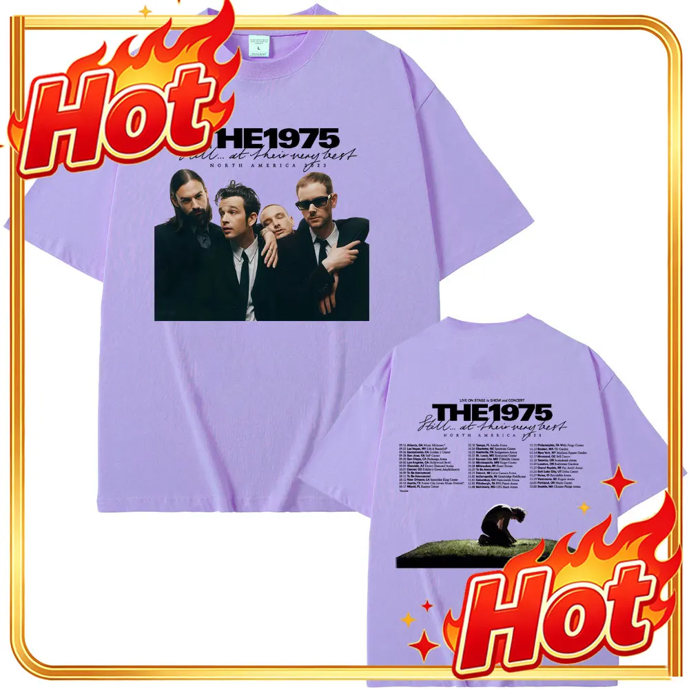 Alternative Rock Band The 1975 Still At Their Very Best North America Tour T-shirt Men Women Casual Cotton Vintage T Shirts Tops