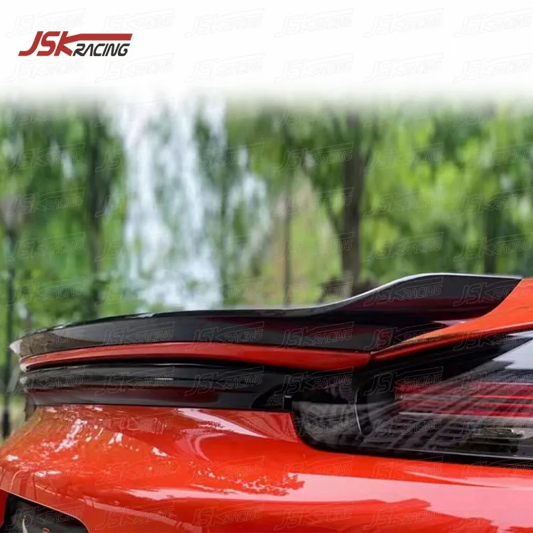 

JSK Style Dry Carbon Fiber Rear Spoiler for 2016-2019 Porsche Boxster 718