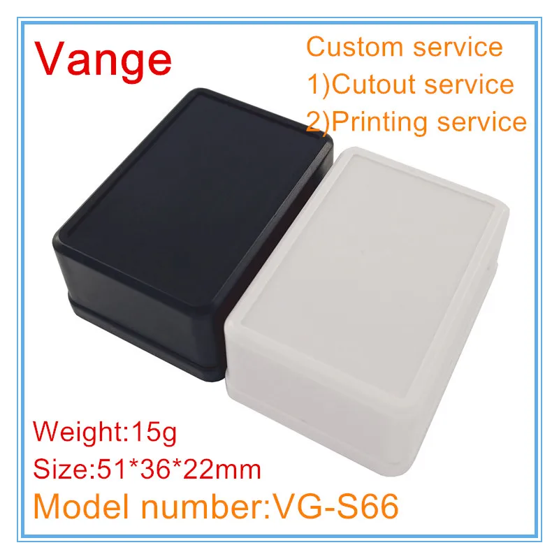 Vange electronics enclosure 51*36*22mm ABS plastic project box diy