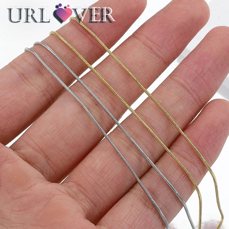 

925 Sterling Silver Snake Chain Necklace for Women Jewelry Making Findings DIY Chains Necklaces Accessories Low Price Wholesale