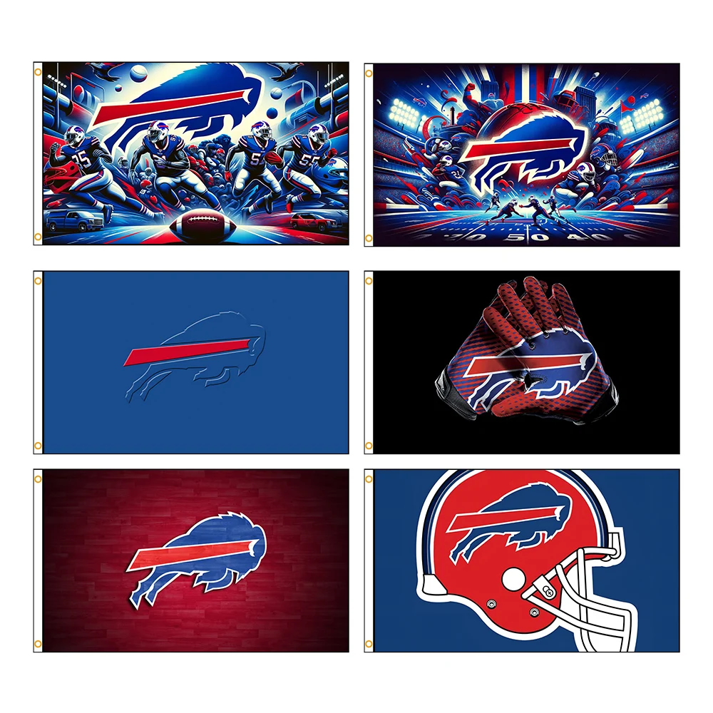 90x150cm 3X5FT B-buffalo B-bills Flags Polyester Printed Banner For Decoration