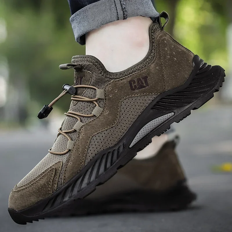 High Quality Causal Shoes for Men Brand Brown Sneakers Male Fashion Breathable Men Causal Shoes Comfortable Men Driving Shoes