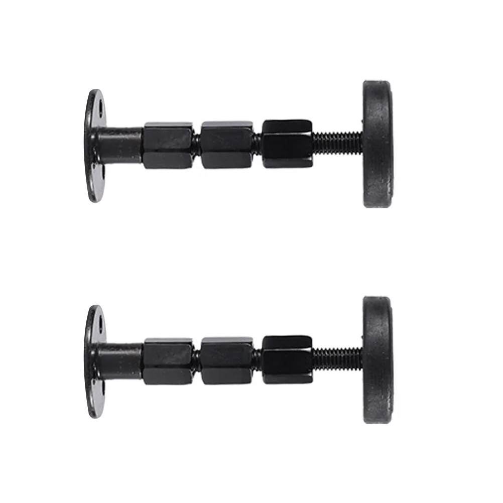 

2Pcs Adjustable Bedside Fixer Strong Sturdy Anti-Slip Tool for Furniture Wall Stabilization Black Bed Stabilizer