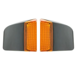 2Pcs Corner Lights Cover For Volvo FH12 FM Truck Side Marker Turn Signal Lamp Shell Without Bulb Left And Right