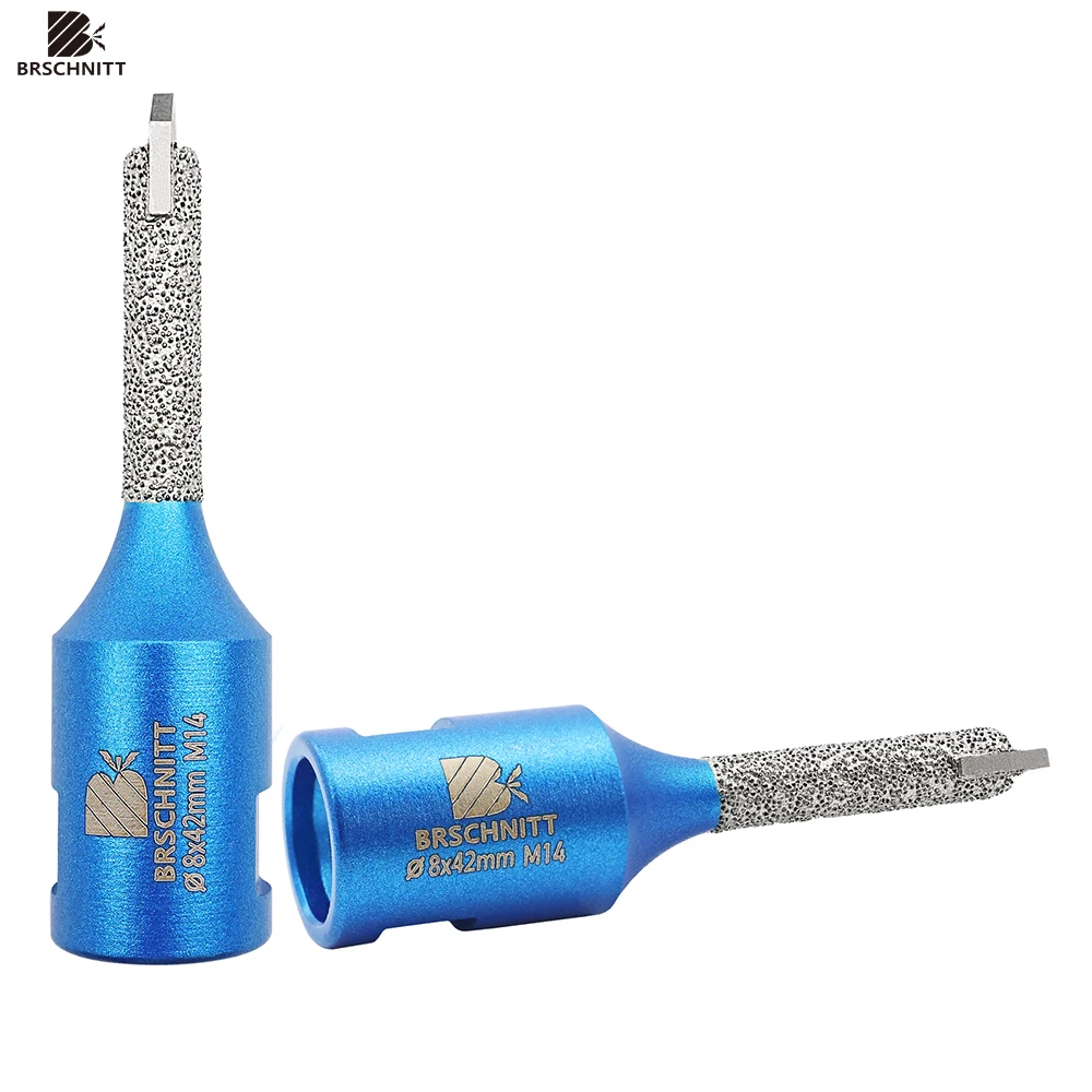 BRSCHNITT 1pc Diamond Milling Bit for Mortar Masonry Brick Top Carbide M14 Thread Round Shank Removal of Mortar Impurities