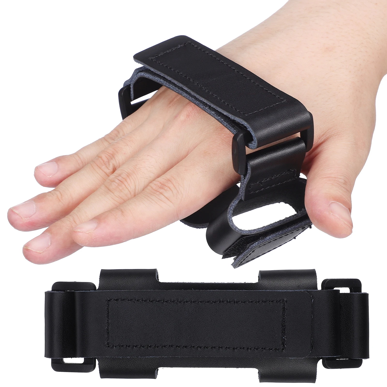 

Non-Skid French Horn Hand Pad Secure Fit Adjustable Strap Breathable Wear Resistant Protector for Daily Practice and Performance