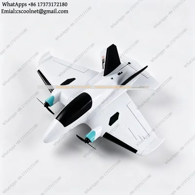 JS02 750mm Wingspan Twin Motor RC Plane Kit, Outdoor Flying Wing Glider, Unassembled Model Aircraft, DIY Assembly Toy