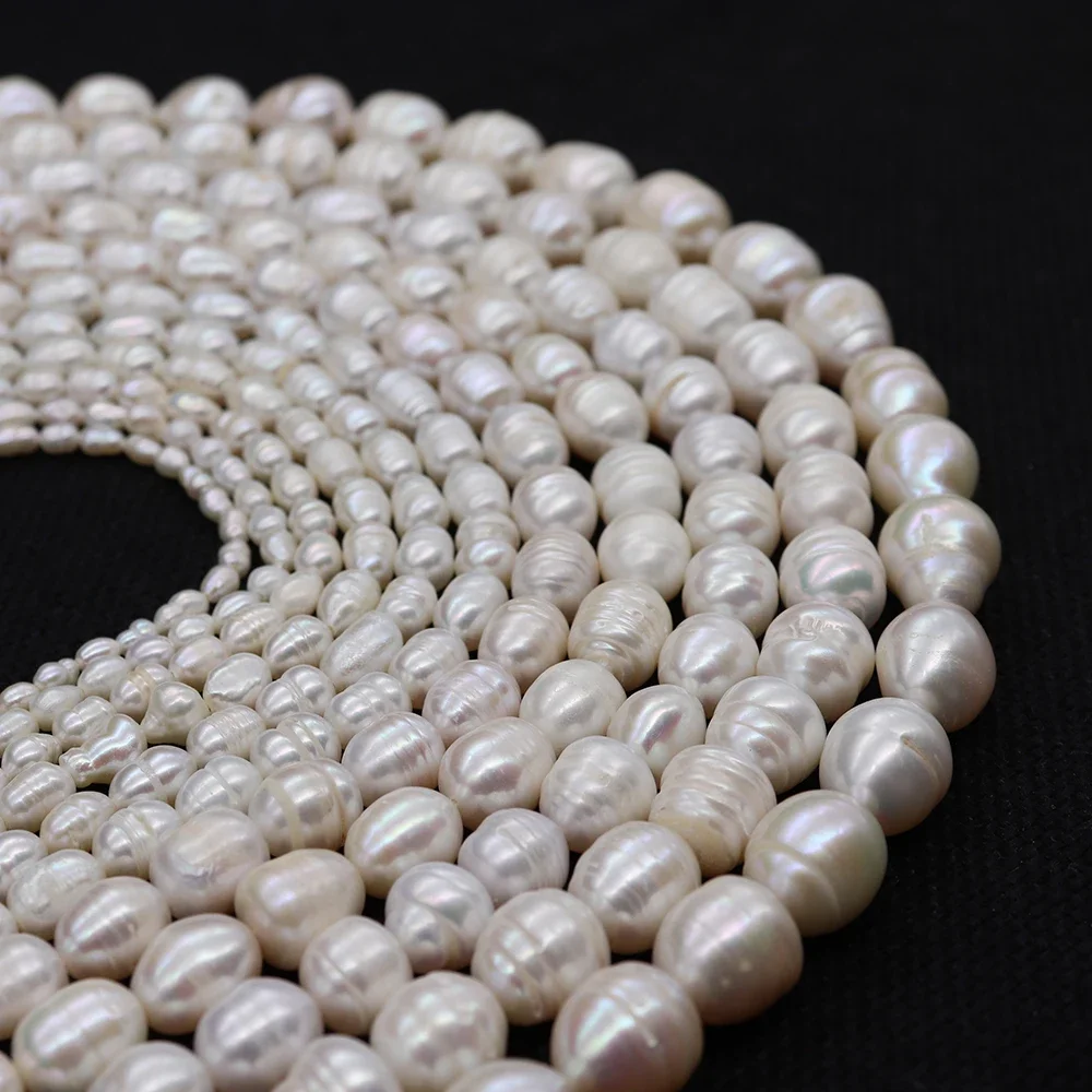100% Natural Freshwater Pearls 2-3mm White Rice Shape Beads for Jewelry Making DIY Bracelet and Necklace Jewelry Accessories