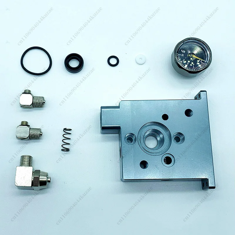 CUT-LJB03 Metal Pump Fitting, Connection Plate with 5055 5065 Pressure Regulating Strip & Gauge Port
