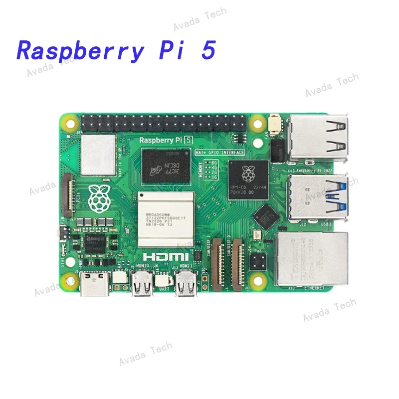 

Raspberry Pi 5 4G 8G RAM Optional BCM2712 2.4GHz LPDDR4X-4267 VideoCore VII GPU 4Kp60 PCIe 2.0 RTC Development Board