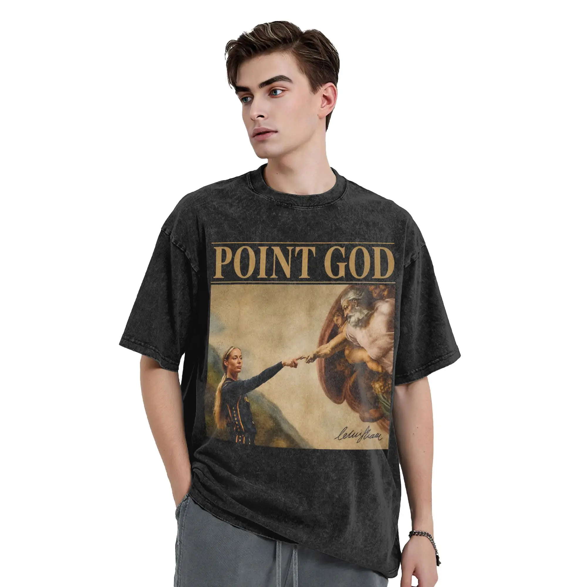 Sophie Cunningham Meme Indiana Basketball Player Washed T Shirts Streetwear Vintage T-Shirt Tee Shirt for Men Women Street