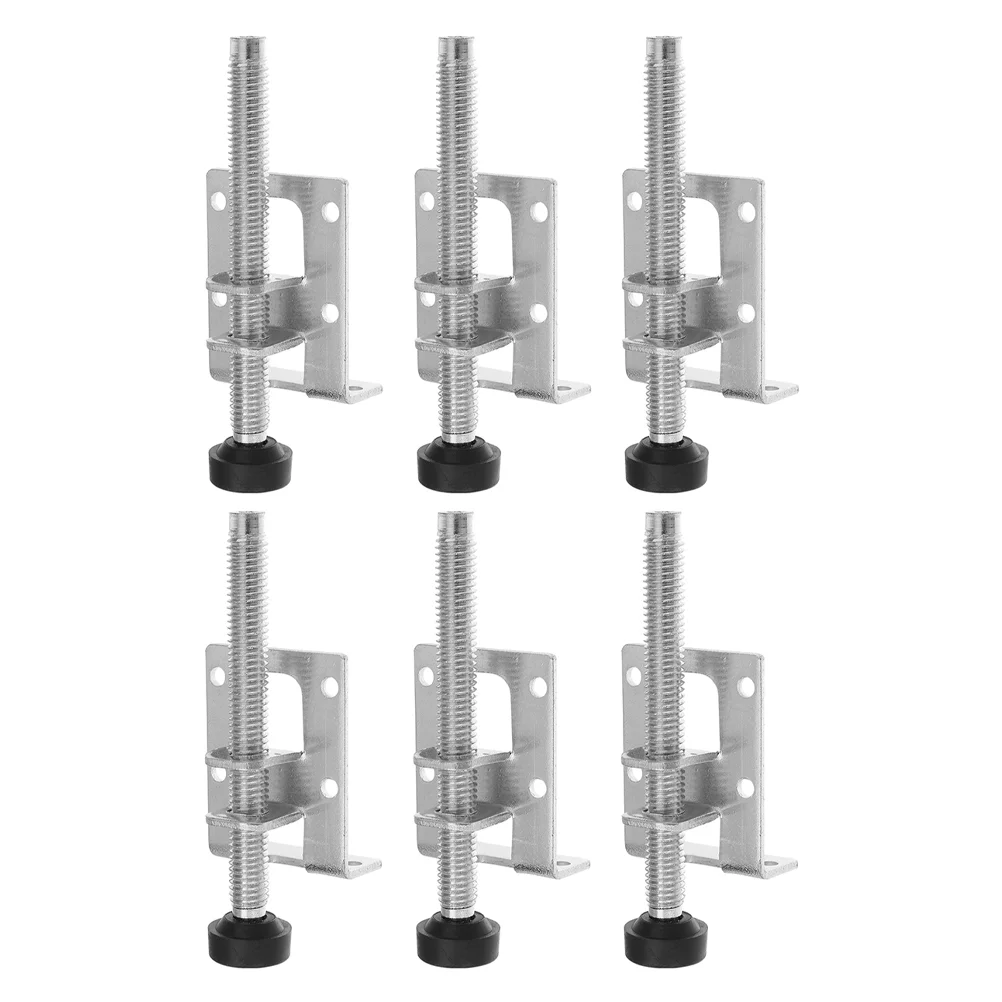 

6 Pcs Adjust The Foot Pad Table Leg Leveler Steel Furniture Levelers Cabinet Wardrobe Feet Legs Accessories Adjustable for