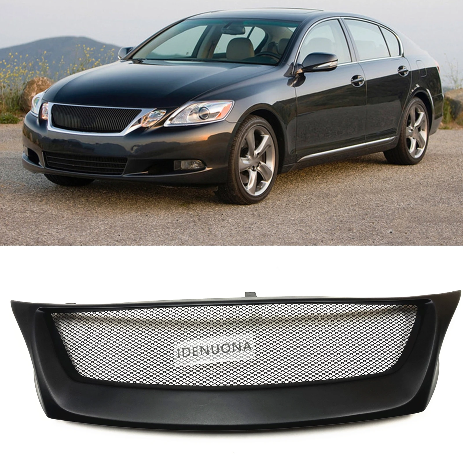 ​For Lexus GS350 GS450h GS460 2008-2011 Racing Front Grille Grill Mesh Grid Replacement