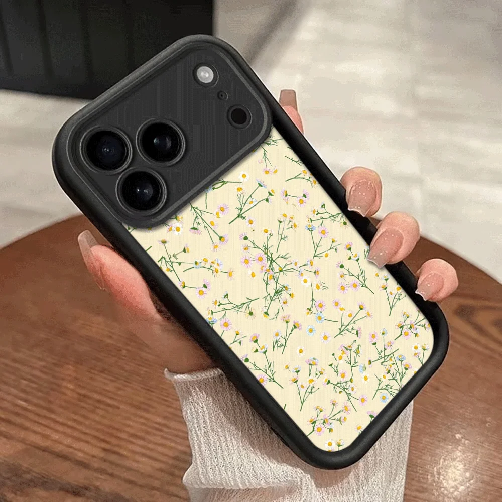 Cremegelbe Gänseblümchen-Handyhülle mit Trageschlaufe für Samsung Galaxy Note 20 Ultra S24 S25 S26 Plus S24 S23 FE S23 S24 S25 Ultra Cover – Detail 6