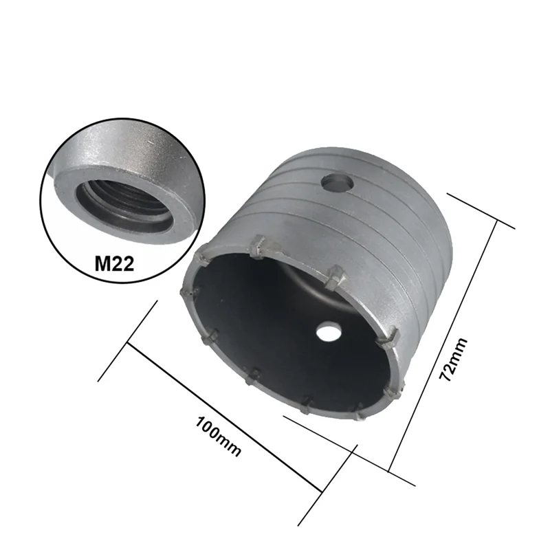 1Set SDS PLUS منشار ثقب الخرسانة الكهربائية المجوفة الأساسية مثقاب الخشب 100 مللي متر 110 مللي متر الاسمنت حجر جدار مكيف الهواء سبيكة شفرة