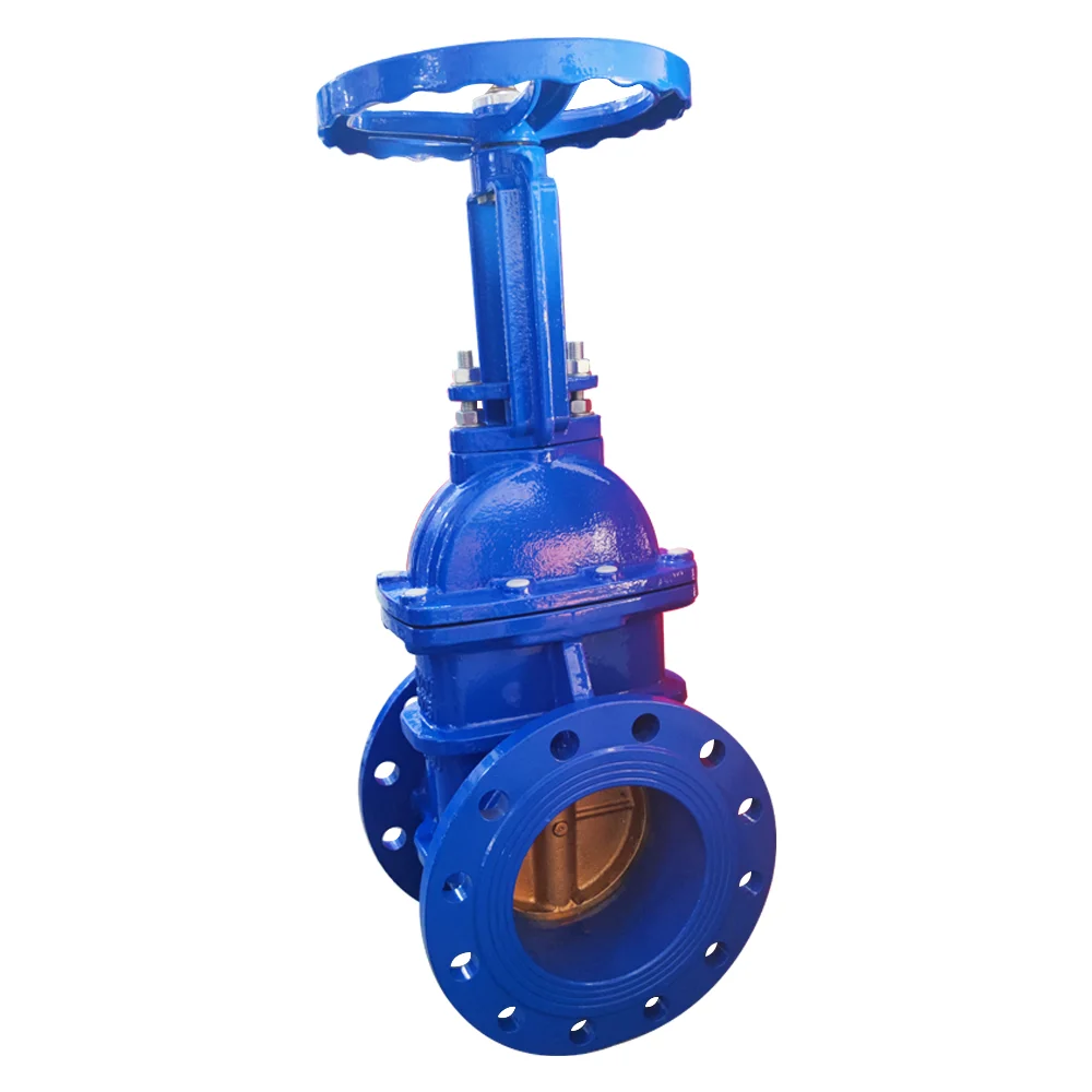 High Quality PN16 DN100 200 ISO Flange Gate Valve outside Rising Stem Bronze Metal Seat hard seal gate