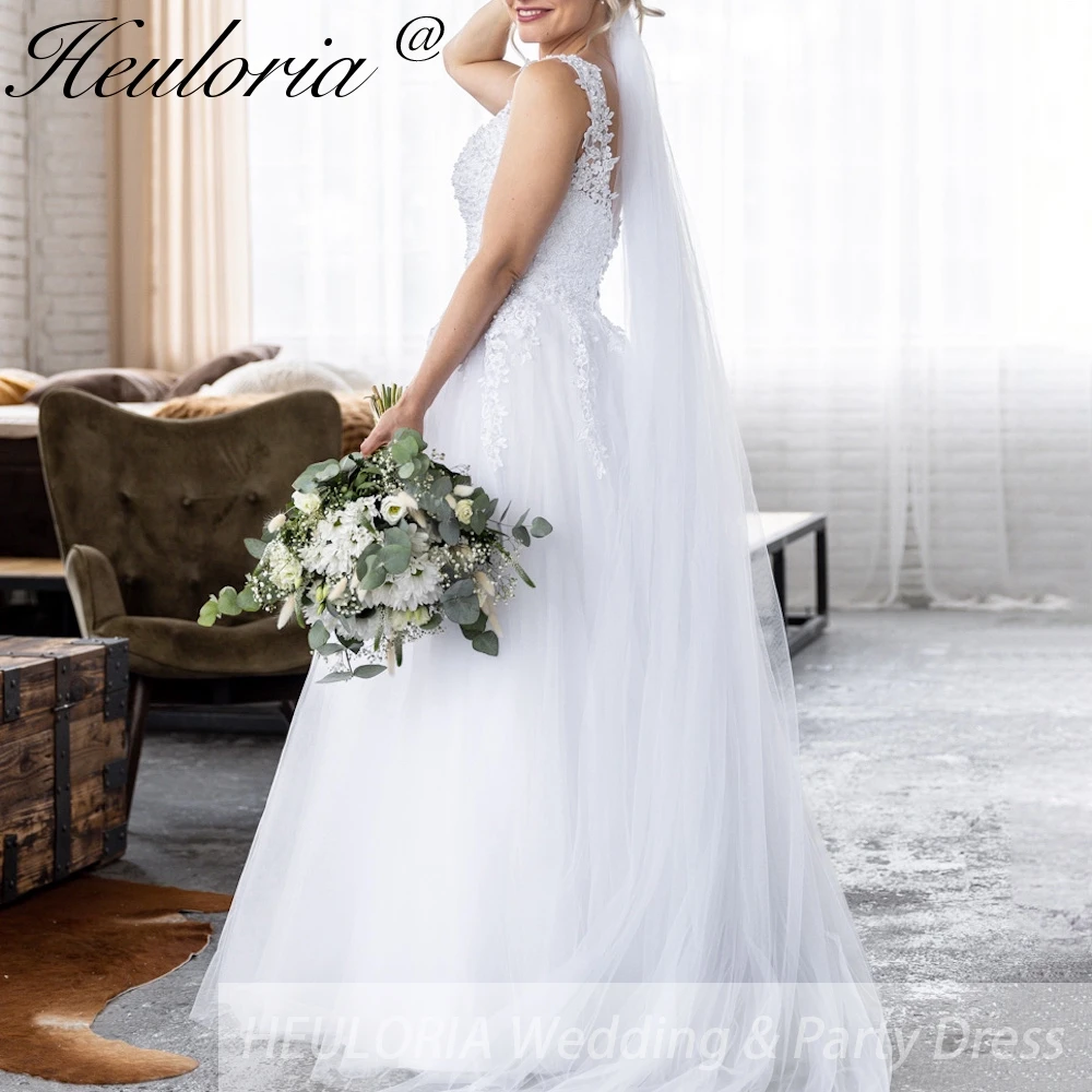 Robe de mariée en dentelle avec perles en cœur, robe de mariée Boho, grande taille, ligne A, robe de patients de mariage