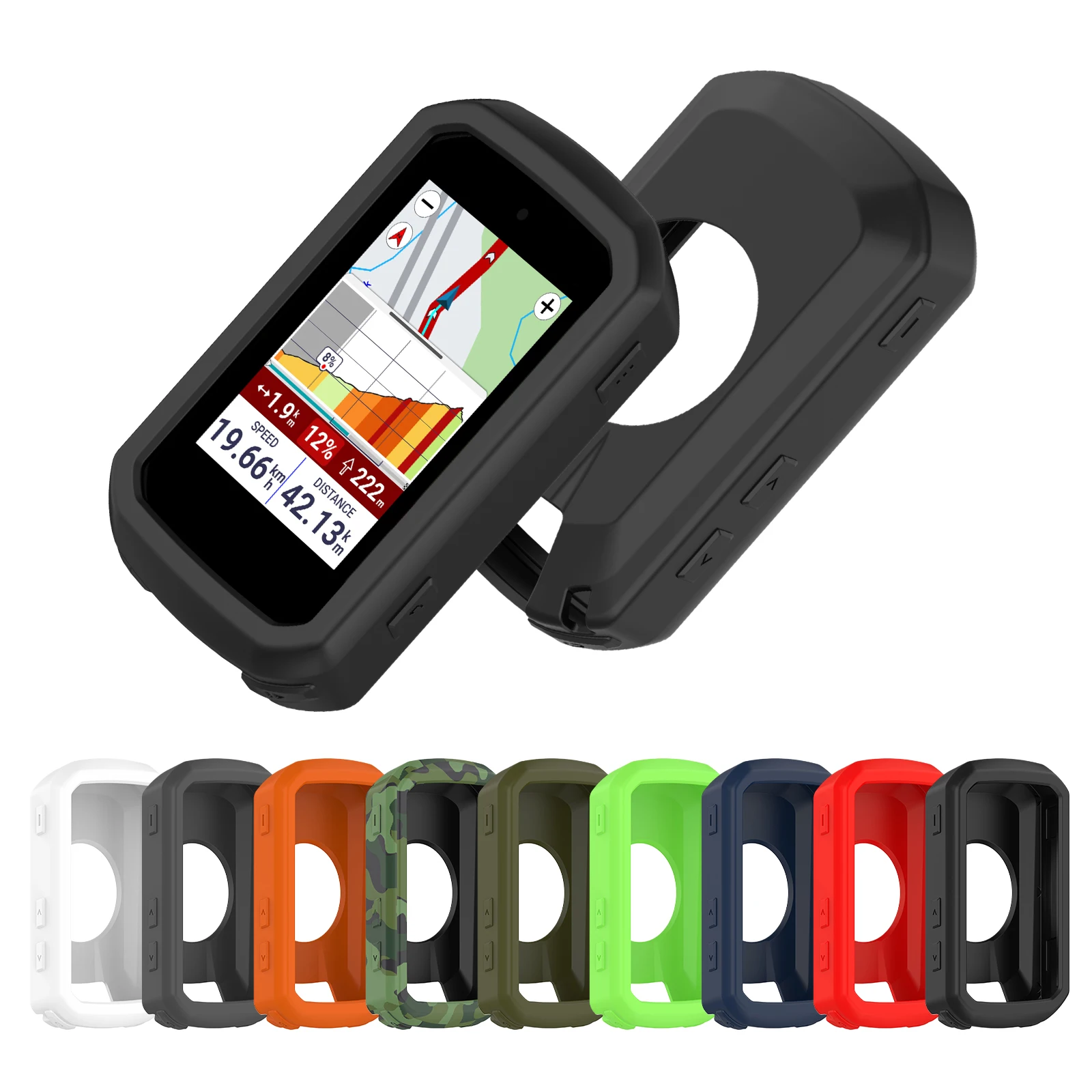 AliExpress ONM Silicone Case For Garmin Edge 850 550 Bicycle Computer Protective Cover Bumper Anti-collision Protector Shell Accessories