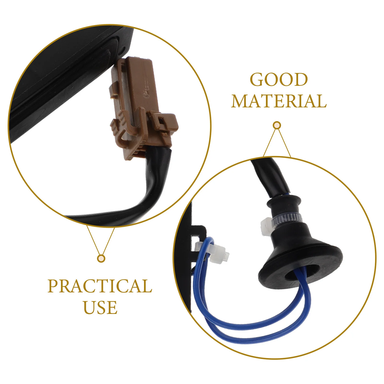 Reemplazo del interruptor de la tapa del maletero de la puerta trasera, pieza automotriz ABS de goma duradera, interruptor de liberación de la tapa del maletero del coche confiable