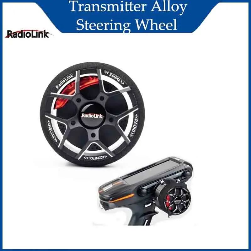 

Radiolink Transmitter Alloy Steering Wheel Car Ship Model Remote Control Metal Handwheel for RC8X RC6GS RC4GS Accessories RC