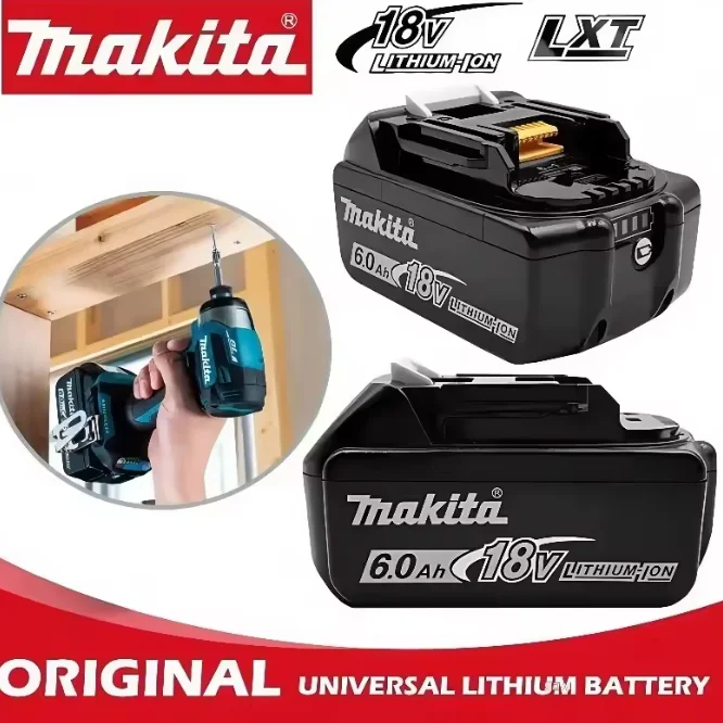 Genuine Makita 18V battery 9Ah 6Ah 5Ah Rechargeable Battery Makita Power Tools Li-ion Replacement 18v Battery electric dril view 3