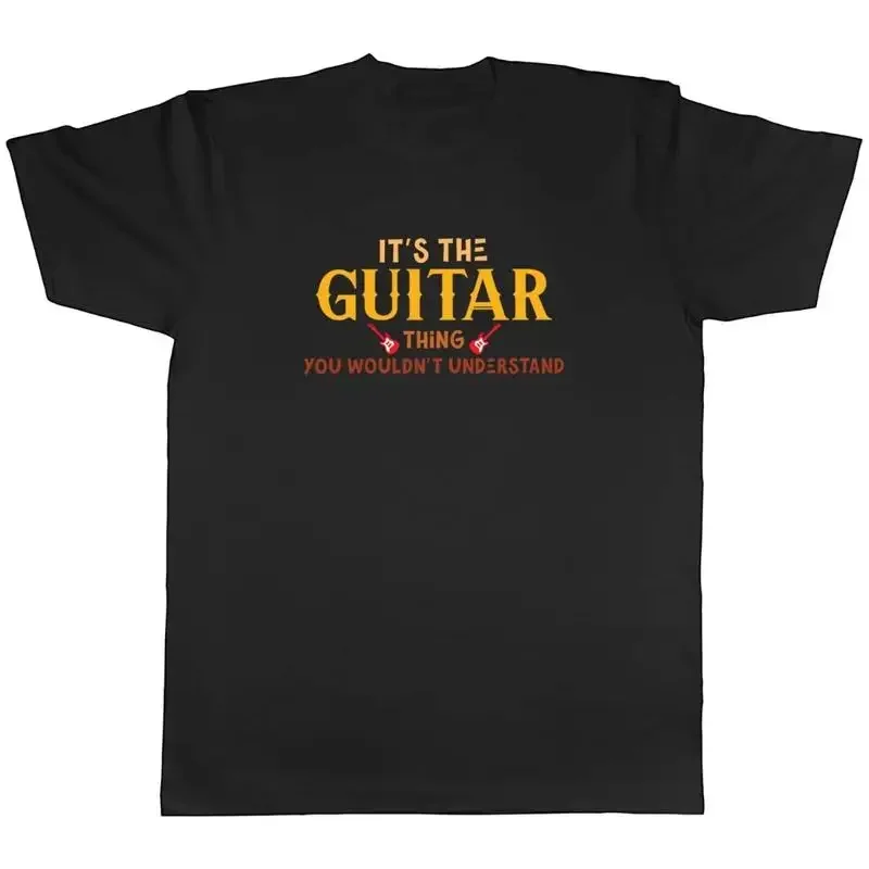 Guitar Thing Men T-Shirt Musician Instrument Band Guitarist Song Unisex Tee Gift