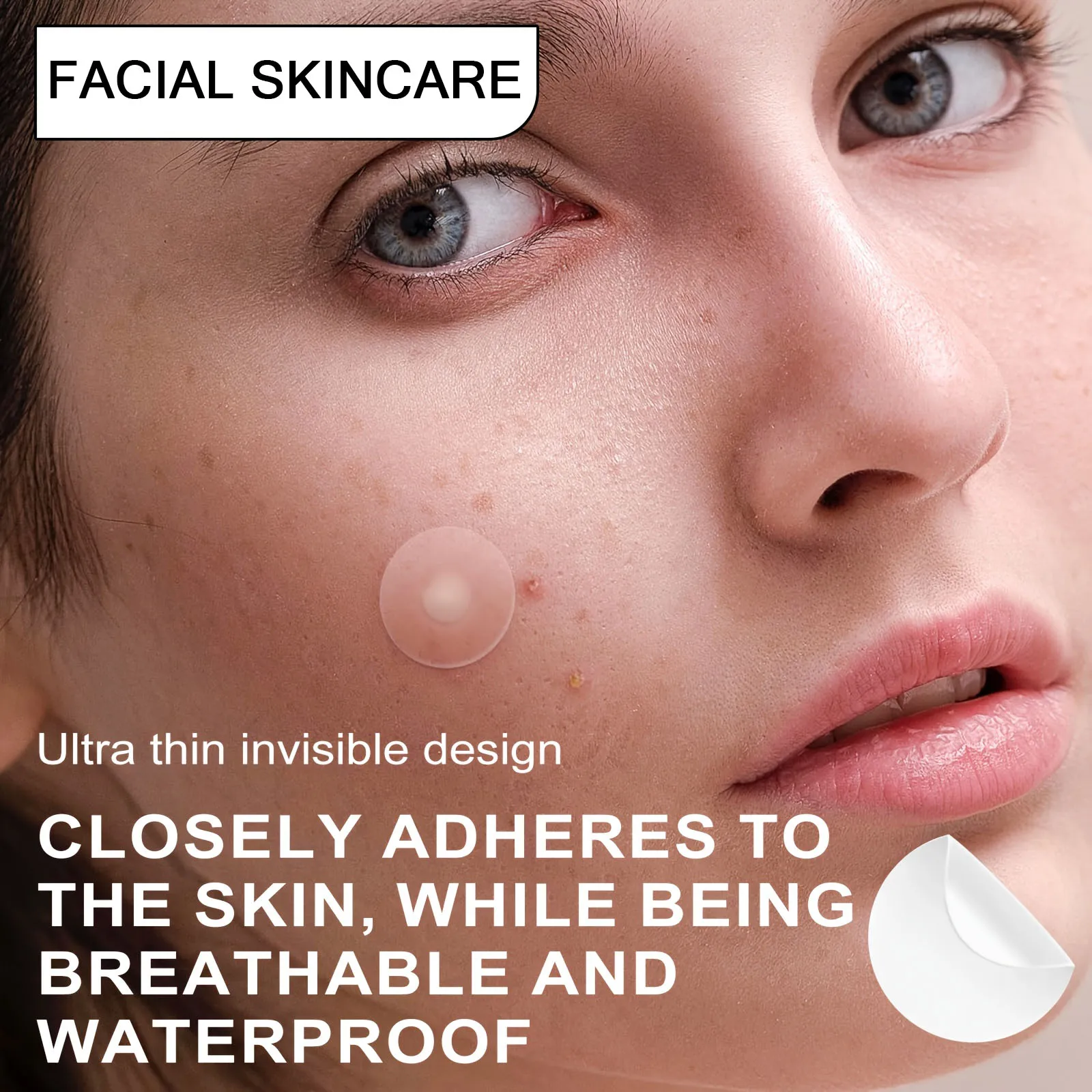 138PCS Invisible Waterproof Hydrocolloid Acne Patch for Facial Cleansing Care Essence Tool Accessory Suitable for All Skin Types image 4