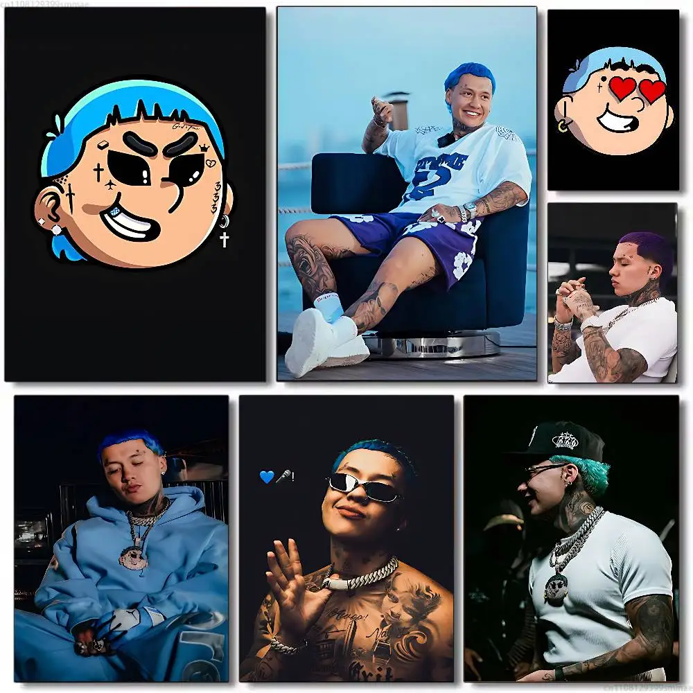 

Blessd Cantante Rapper Classic Poster Wall art print art suitable for living room bedroom bar parlor home decoration gift