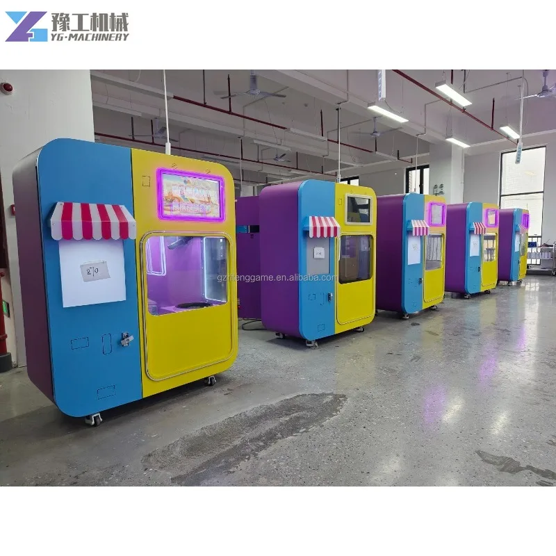 

Cotton Candy Making Machine Shopping Mall Cotton Candy Machine Commercial Marshmallow Cotton Candy Vending Mahchine for Mexico