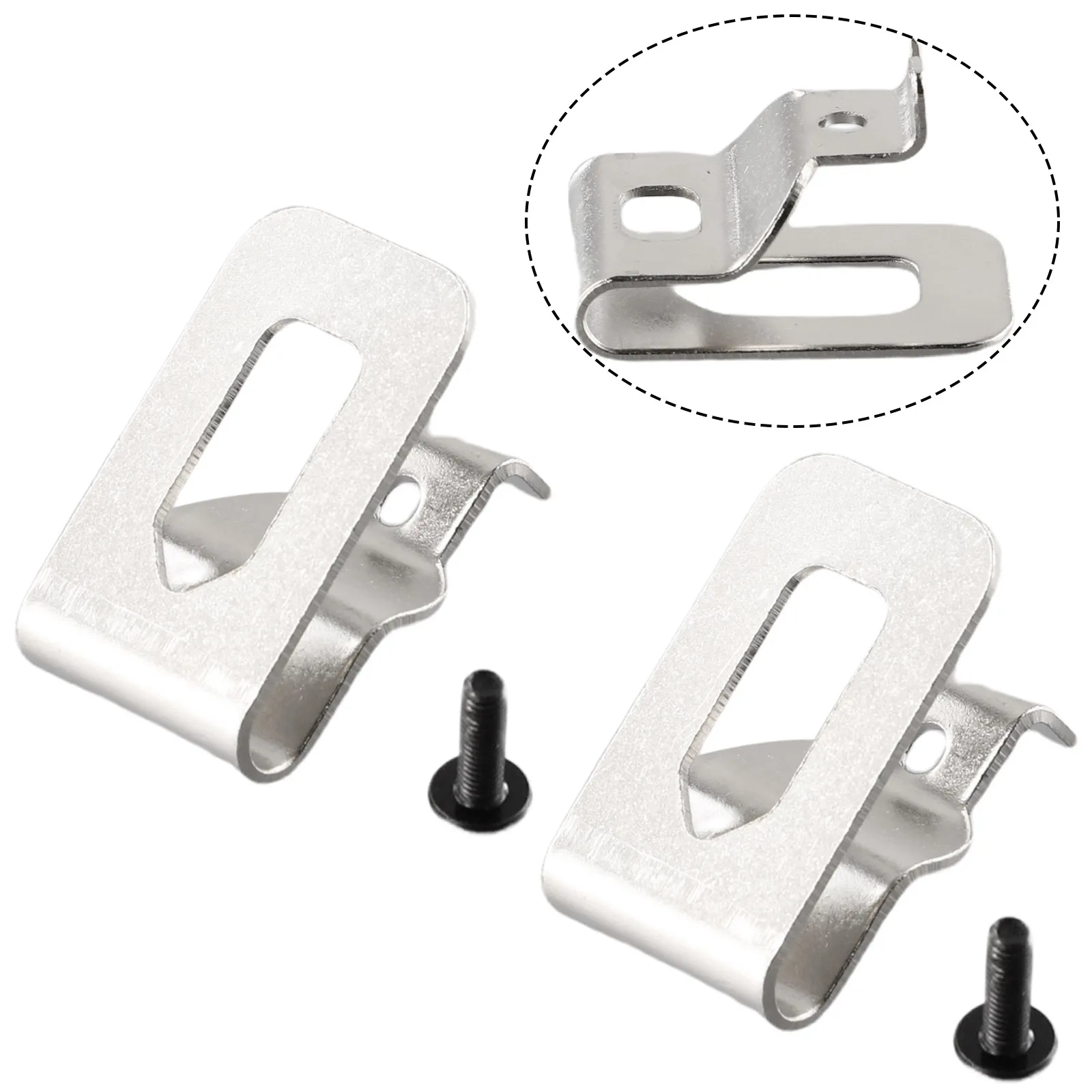 2pcs Electric Drill Belt Clip Hooks For -DeWalt 18V 20V Drill Driver N268241 N169778 DCD980 Hammer Wrench Accessories