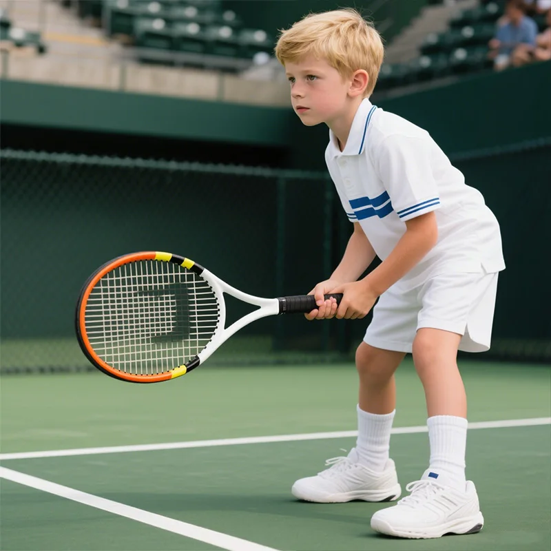 

Children's tennis racket 3-14 years old Carbon fiber material Boy, girl, baby professional sports high elasticity super Light