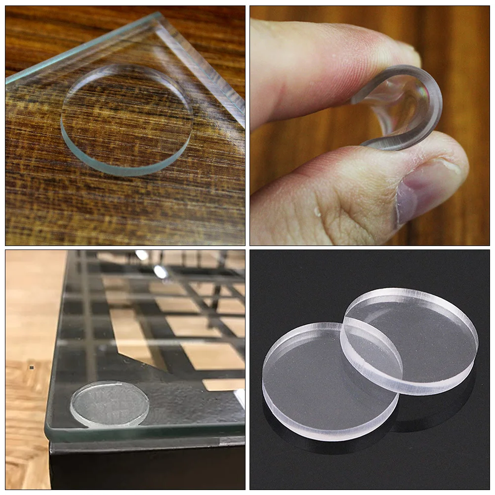 

30Pcs Transparent Anti-Slip Furniture Pads Shockproof Table Leg Protectors Chair Feet Mats Floor Protector Anti-Wear Flexible