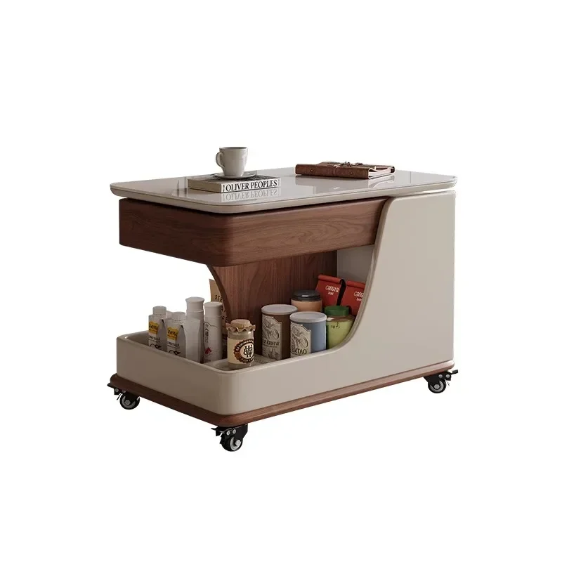 

sofa side table, small tea table, light luxury corner small apartment, movable lifting coffee table